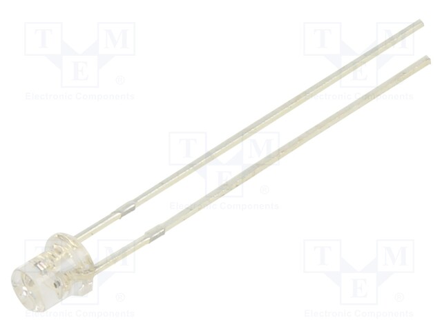 LED; 3mm; yellow; 150÷220mcd; 140°; 3÷5V; 20mA; Variant: blinking