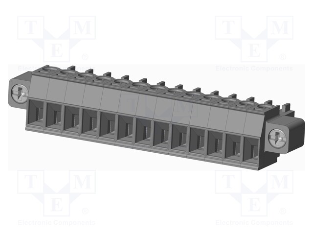 Connector: pluggable terminal block; plug; female; straight; grey