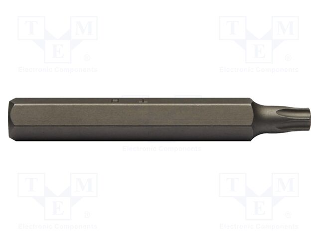 Screwdriver bit; Torx® with protection; T27H; Overall len: 75mm
