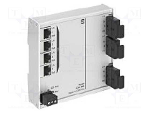 Industrial module: switch Ethernet; unmanaged; 9÷60VDC; RJ45,SC