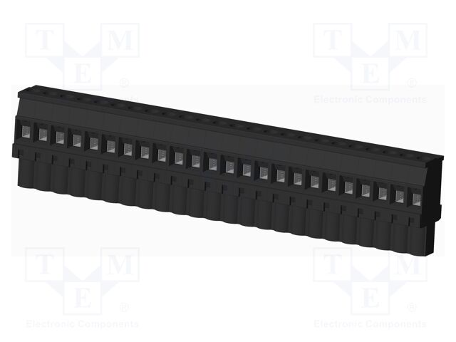 Connector: pluggable terminal block; plug; female; angled 90°