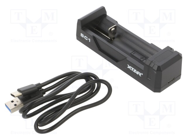 Charger: for rechargeable batteries; Li-Ion; 2A