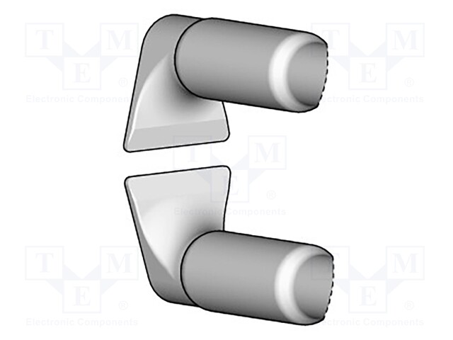 Tip; flat blade; for thermal stripping of wires