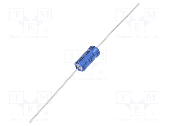 ALUMINUM ELECTROLYTIC CAPACITOR 1UF 63V 20%, AXIAL, FULL REEL