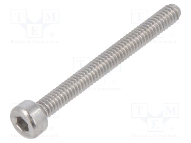 Screw; M2x20; DIN: 912; Head: cheese head; imbus; HEX 1,5mm