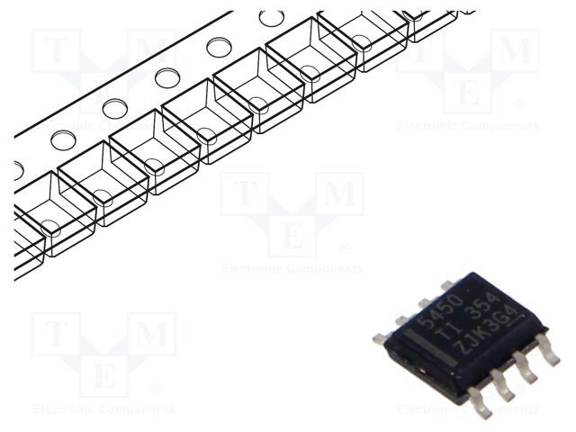 DC-DC Switching (Step Down) Regulator, Adjustable, 500 kHz, 5.5V-36Vin, 31V/5 A out, SO PowerPAD-8