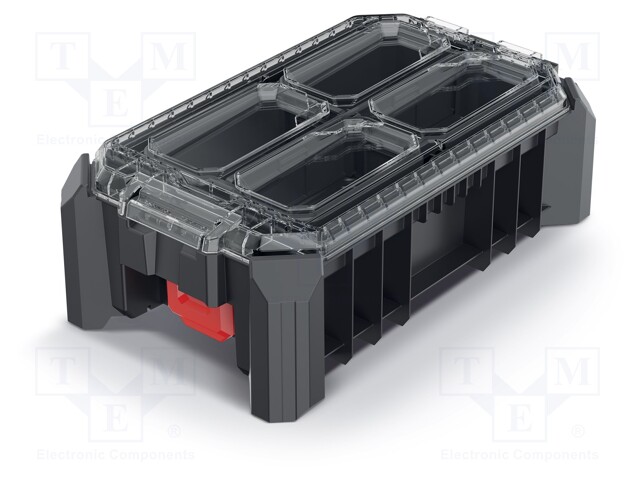 Container: collective; with boxes; black; 228x368x126mm; MSX; high