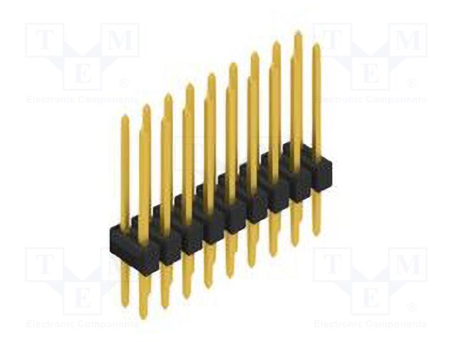 Connector: pin strips; pin header; male; PIN: 18; 2.54mm; THT; 2x9