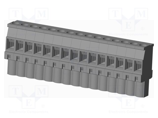 Connector: pluggable terminal block; plug; female; angled 90°