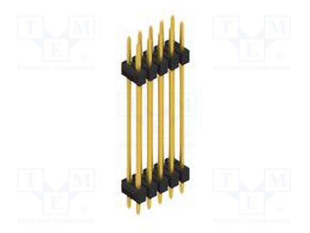 Connector: pin strips; pin header; male; PIN: 10; 2.54mm; THT; 2x5