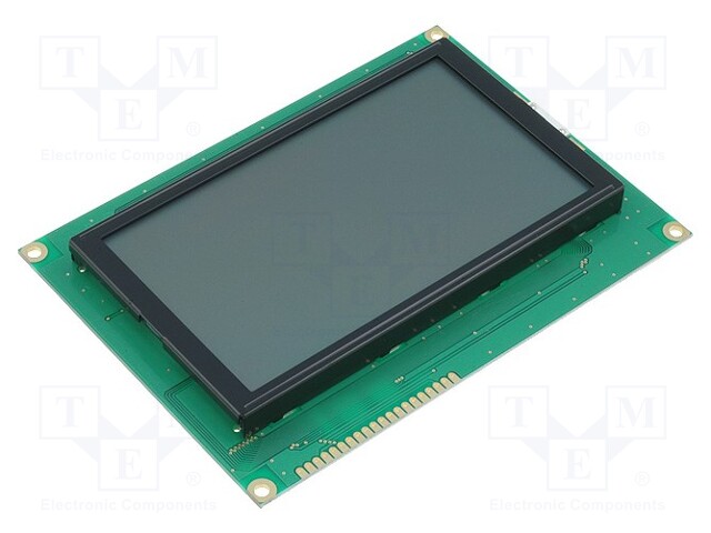 Display: LCD; graphical; 240x128; STN Positive; gray; LED; PIN: 20