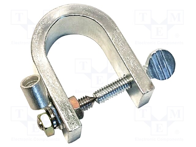 Laboratory clamp; 100A; Mounting: soldered,crimped; 48x64x22mm