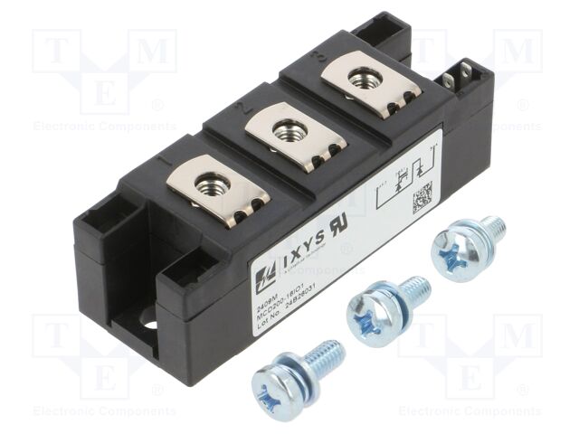 Module; double series; 1.6kV; 216A; Y4-M6; Ufmax: 1.2V; Ifsm: 8kA
