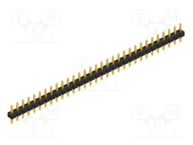 Connector: pin strips; pin header; male; PIN: 31; 2.54mm; THT; 1x31