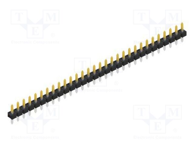 Connector: pin strips; pin header; male; PIN: 30; 2.54mm; THT; 1x30