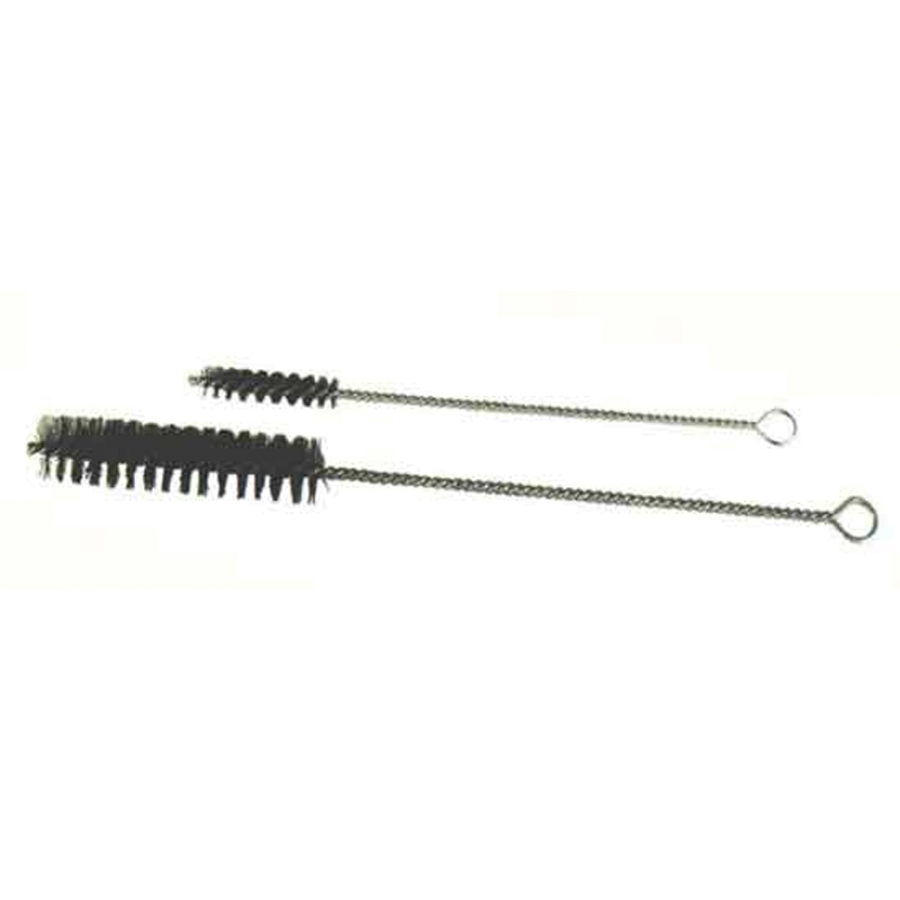 25.4mm Diameter 190.5mm Length Single Spiral, Single-Stem Nylon Brushes, with Ring Handle and Galvanized Stem