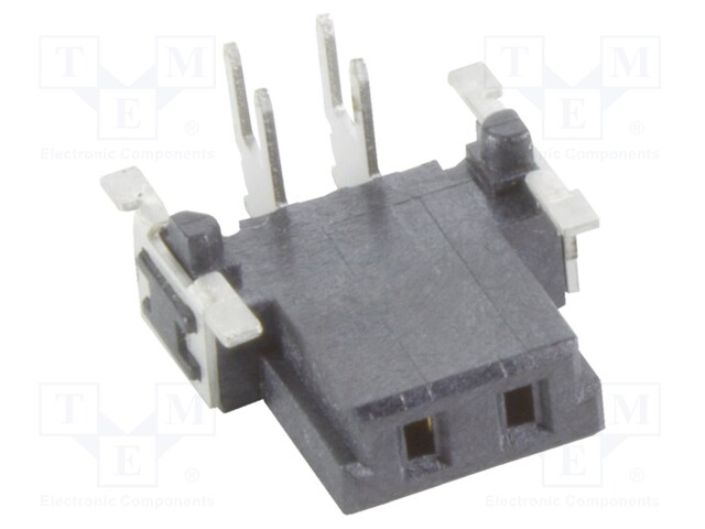 Connector: PCB to PCB; female; PIN: 2; 2.54mm; -55÷125°C; 29A; THT