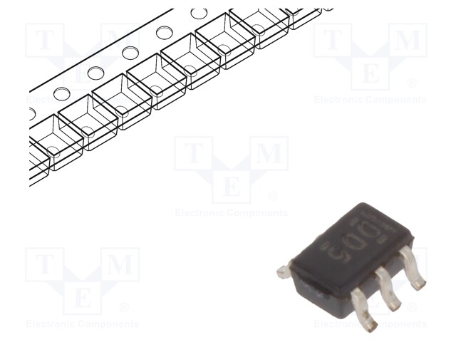 Logic IC, AND / OR Gate, Single, 3 Inputs, 6 Pins, SC-70, 74LVC1G3208