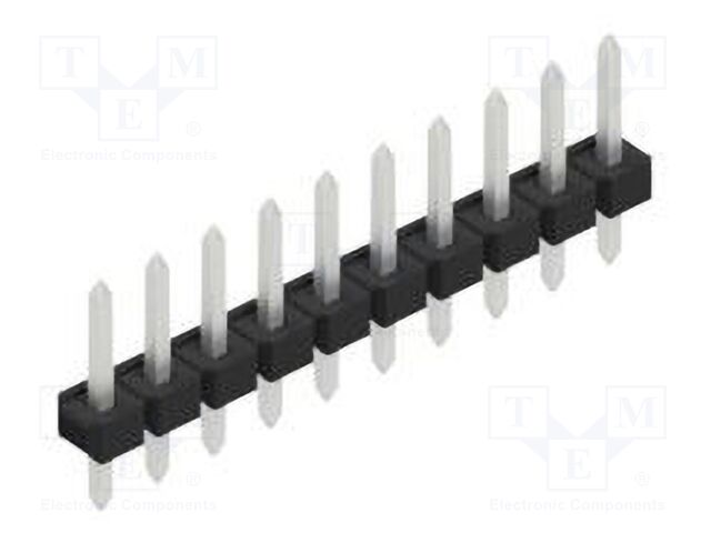 Connector: pin strips; pin header; male; PIN: 10; 2.54mm; THT; 1x10
