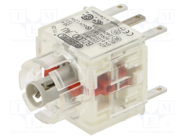 Contact block; -30÷70°C; Illumin: yes; IP00; Contacts: NC x2; 3mm