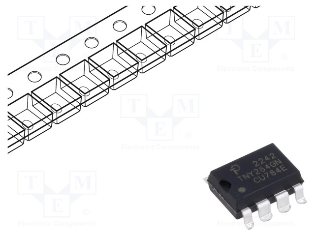 IC: PMIC; AC/DC switcher,SMPS controller; Uin: 85÷265V; SMD-8B