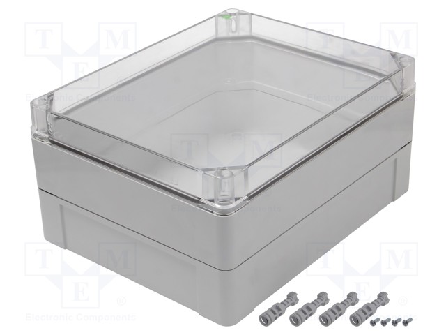 Enclosure: multipurpose; X: 270mm; Y: 340mm; Z: 165mm; INDUSTRIAL