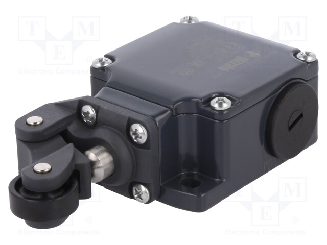 Limit switch; plastic roller Ø20mm; NO + NC; 10A; max.500VAC