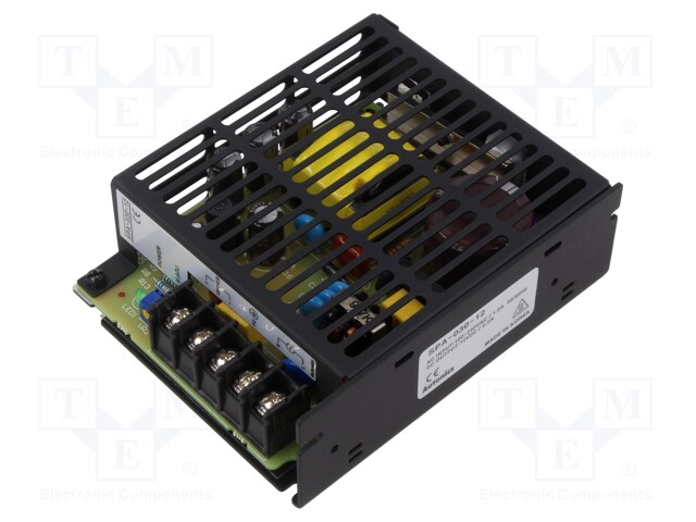 Power supply: switched-mode; for building in; 30W; 12VDC; 2.5A
