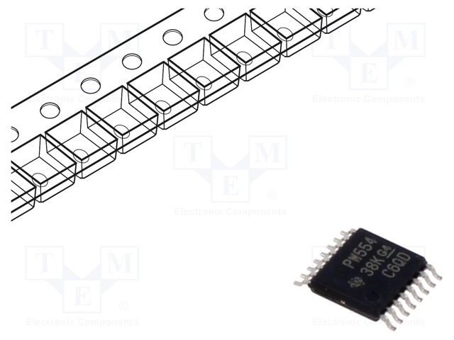 I/O Expander, 8bit, 400 kHz, I2C, SMBus, 1.65 V, 5.5 V, TSSOP
