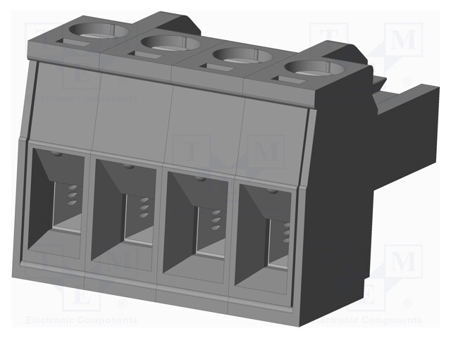 Connector: pluggable terminal block; plug; female; straight; grey