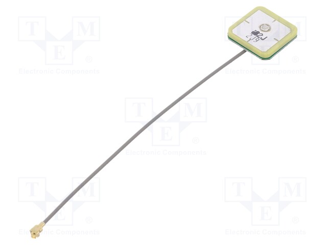 Antenna; GNSS,GPS; 18.5x18.5x4.7mm; U.FL; 1575.42MHz