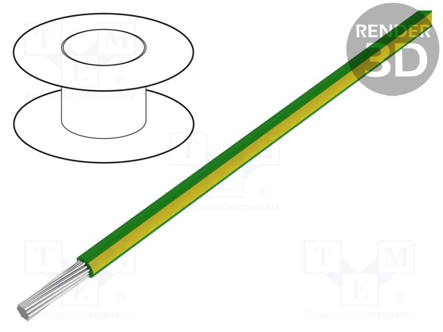 Wire; ÖLFLEX® HEAT 180 SiF A; 1x10mm2; stranded; Cu; silicone