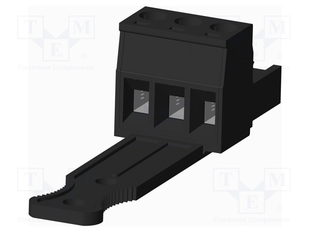 Connector: pluggable terminal block; plug; female; straight; 5mm