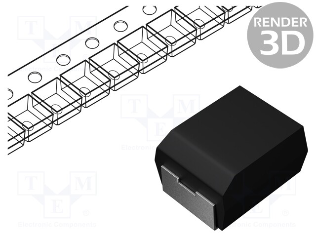 Capacitor: tantalum-polymer; 33uF; 6.3VDC; 1311; ESR: 90mΩ; SMD