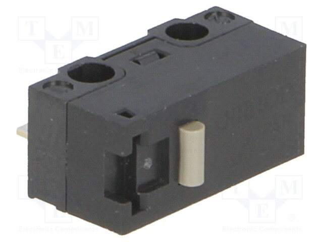 Microswitch SNAP ACTION; without lever; SPDT; 0.1A/30VDC; Pos: 2