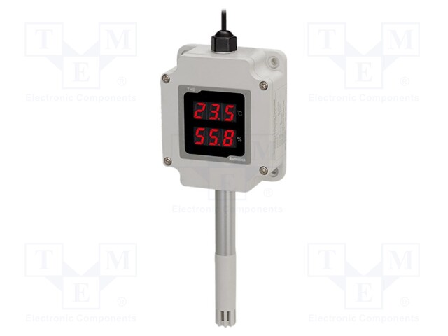 Converter: temperature and humidity; 24VDC; OUT 1: 4÷20mA; IP65