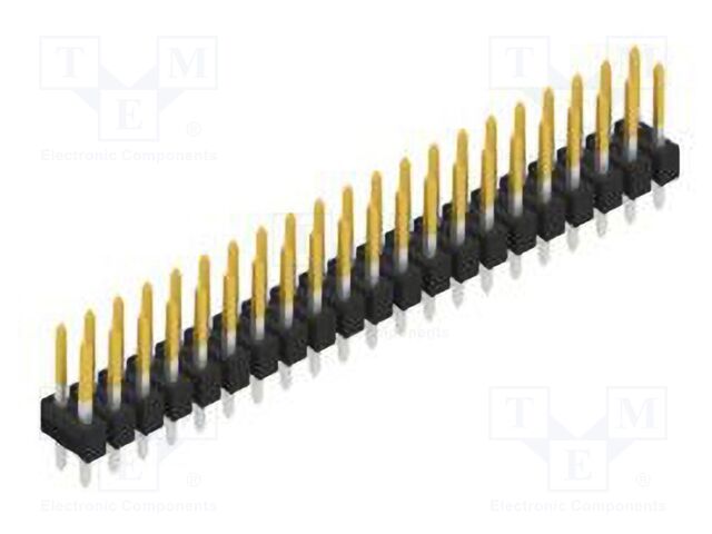 Connector: pin strips; pin header; male; PIN: 42; 2.54mm; THT; 2x21