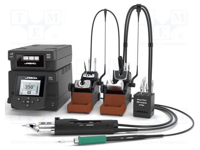 Station: soldering/desoldering; 150W; 90÷450°C; 230VAC; ESD; Ch: 2