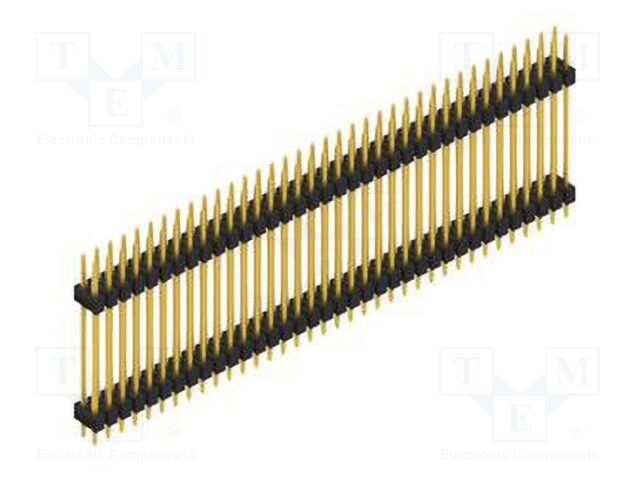 Connector: pin strips; pin header; male; PIN: 72; 2.54mm; THT; 2x36