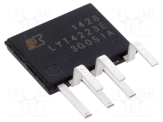 PMIC; AC/DC switcher,LED driver; 160÷308V; Ubr: 725V; eSIP-7C