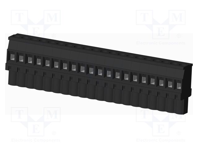 Connector: pluggable terminal block; plug; female; angled 90°