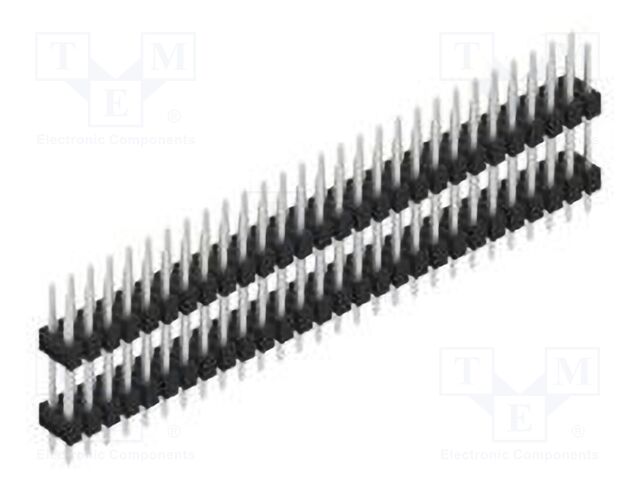 Connector: pin strips; pin header; male; PIN: 56; 2.54mm; THT; 2x28