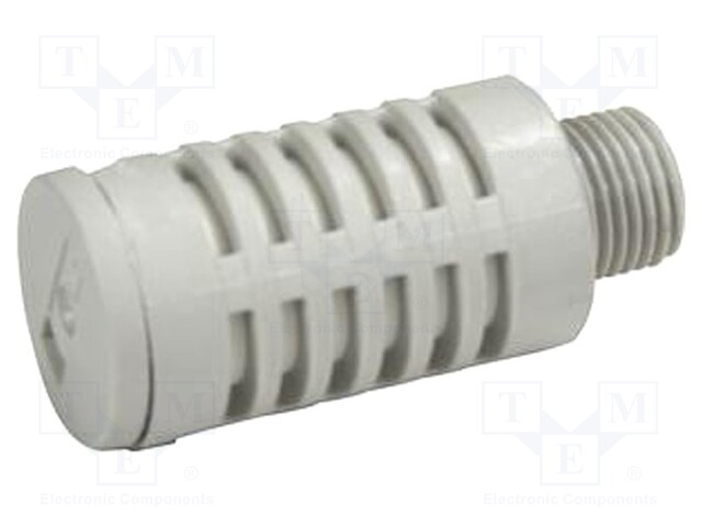 Sound suppression silencer; R 3/8"; outside; 10bar; 40dB; PBT