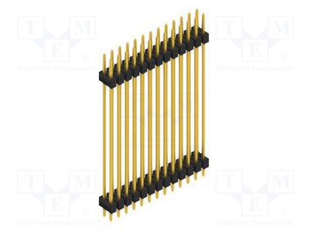 Connector: pin strips; pin header; male; PIN: 26; 2.54mm; THT; 2x13