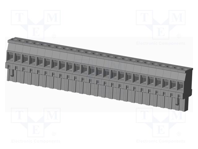 Connector: pluggable terminal block; plug; female; angled 90°