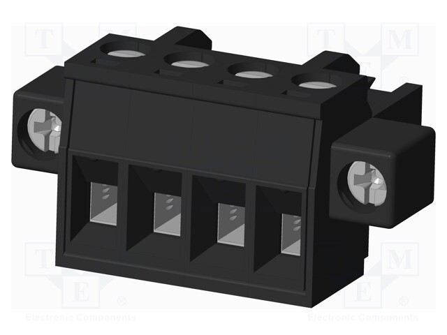 Connector: pluggable terminal block; plug; female; straight; 5mm