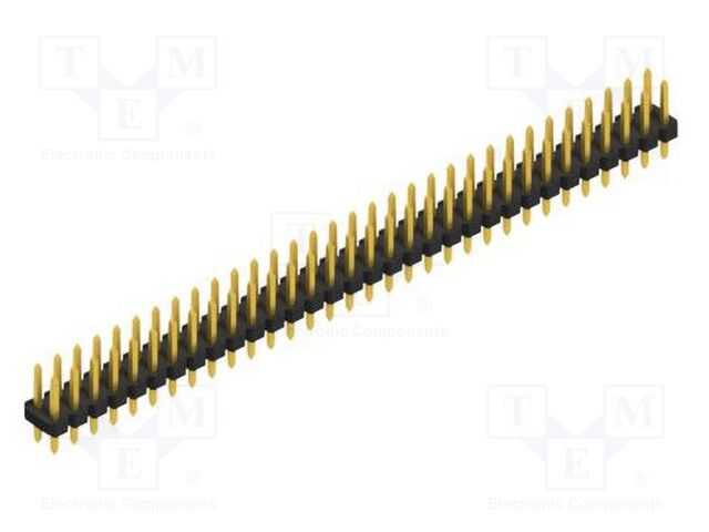 Connector: pin strips; pin header; male; PIN: 64; 2.54mm; THT; 2x32