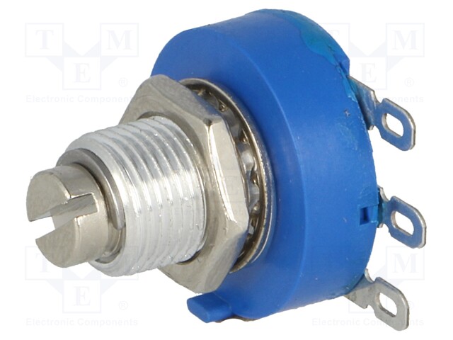 Potentiometer: shaft; single turn; 5kΩ; 2W; ±10%; 6.35mm; linear