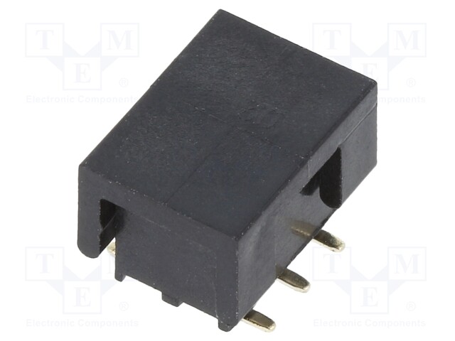 Socket; pin strips; female; PIN: 6; vertical; 2mm; SMT; 2x3