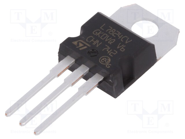 IC: voltage regulator; linear,fixed; 24V; 1.5A; TO220; THT